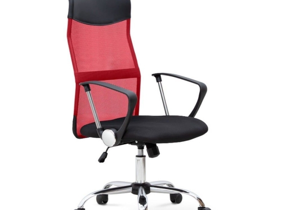 Καρέκλα Γραφείου Marco Mesh 0223106 62x59x110/120cm Red - Black