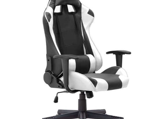 Καρέκλα Γραφείου Alonso 0223121 67x70x125/135cm Black-White