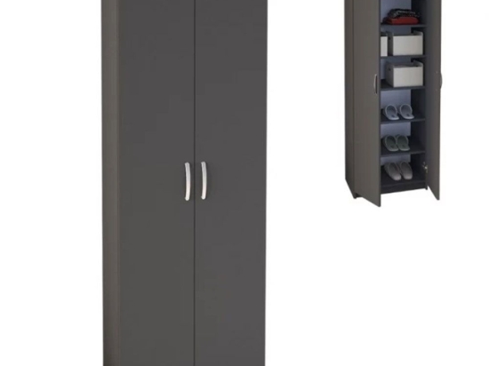 Ντουλάπα - Παπουτσοθήκη Renso 0253741 59,8x37,8x178,5cm Anthracite