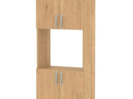 Ντουλάπα Κουζίνας Armado 0253744 60x32x140cm Sapphire Oak Μοριοσανίδα, Μελαμίνη
