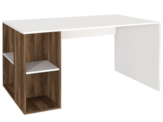 Γραφείο Εργασίας Coral 0228184 140x60x75cm White-Walnut