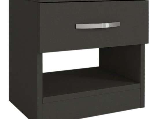 Κομοδίνο Lube 0228212 40x28,2x40cm Anthracite