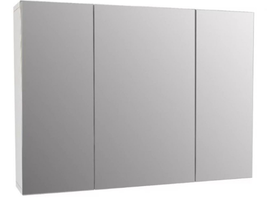 Καθρέπτης Μπάνιου Με Ντουλάπι Base 0256461 90x17,1x65cm White Μοριοσανίδα, Μελαμίνη