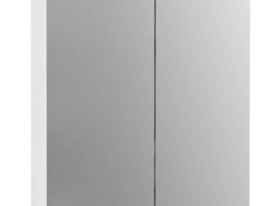 Καθρέπτης Μπάνιου Με Ντουλάπι Binary 0256463 60x17,2x65cm White Μοριοσανίδα, Μελαμίνη