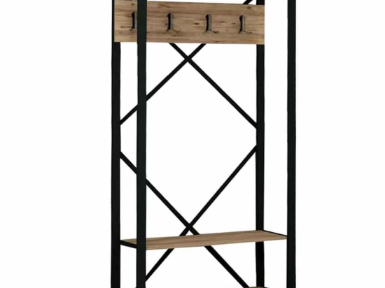 Έπιπλο Εισόδου Alfa 0250682 90x35x180cm Pine-Black