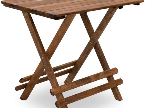 Τραπέζι Πτυσσόμενο Queen 70x60x75cm Walnut
