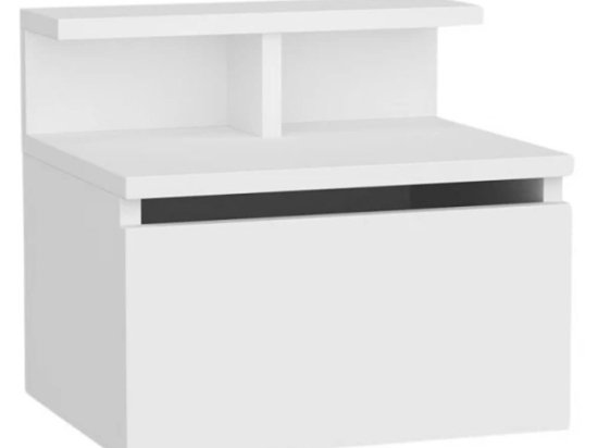 Κομοδίνο Επιτοίχιο Arsen 0261158 39,8x31,9x35cm White