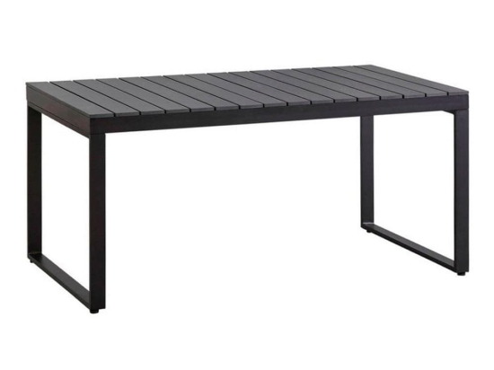 Τραπέζι Κήπου Poseidon 0235976 180x92x75cm Black