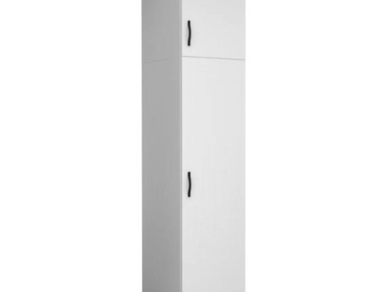 Ντουλάπα Μονόφυλλη Με Πατάρι Victoria 0260751 50x60x240cm White Μονόφυλλη