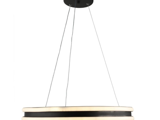 Φωτιστικό Οροφής Helios-50 01-0416 LED 60W 3000K/4000K/6000K 6000Lm 50x65cm Black Heronia