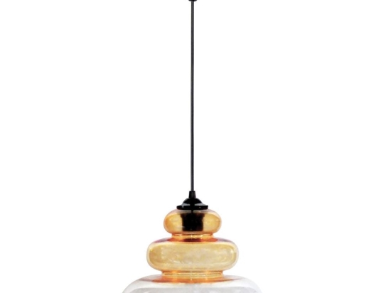 Φωτιστικό Οροφής GL-6030/25 -A- 1/L 02-0439 1xE27 25x100cm Honey Heronia
