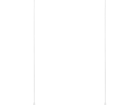 Φωτιστικό Οροφής - Ράγα 06-0208 2/E27 50x6x80cm White Heronia Μέταλλο