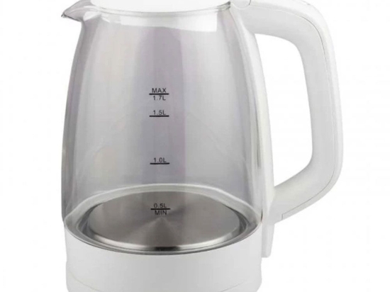 Βραστήρας HMK-02 0119573 1,7lt White-Clear Πλαστικό, Γυαλί