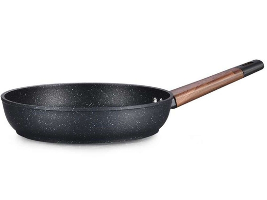 Τηγάνι Αντικολλητικό Indigo HS00160520 Φ20x4,3cm Brown-Black Max Home 20cm Αλουμίνιο