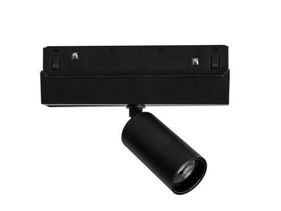 Σποτ Μαγνητικής Ράγας Μini HUBEM630B 3x6cm Led 600lm 6W 3000K Black Aca