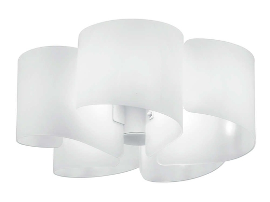 Φωτιστικό Οροφής-Πλαφονιέρα I-Imagine-PL5 8031440352734 White Luce Ambiente Design Αλουμίνιο,Γυαλί