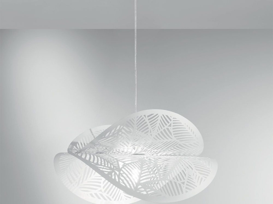 Φωτιστικό Οροφής Κρεμαστό I-RHEI-LEAF-S5060 E27 150x60x33cm White Luce Ambiente Design