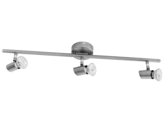 Φωτιστικό Οροφής-Σποτ 90763 60x15cm 3xGU10 Nickel Inlight