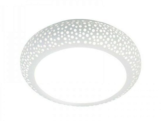 Φωτιστικό Οροφής-Πλαφονιέρα 42155-Β 10x40 3xΕ27 White Inlight Γύψος
