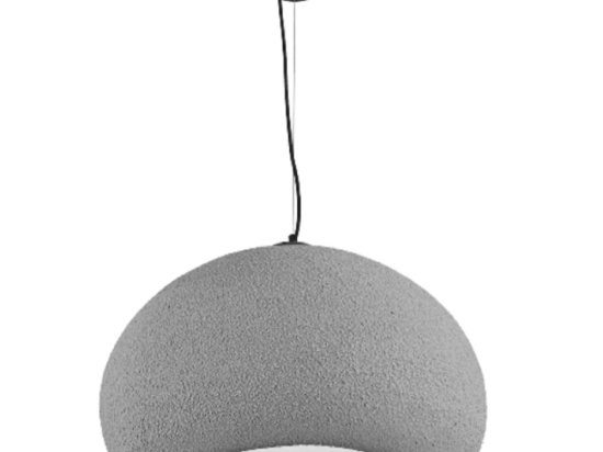 Φωτιστικό Οροφής 4053-B Φ50cm 1xE27 Grey Inlight