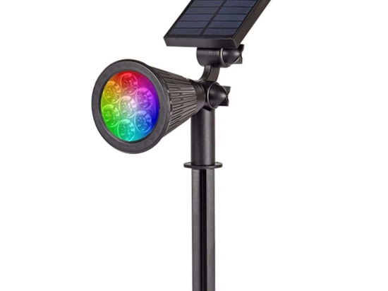 Φωτιστικό Δαπέδου Κήπου Ηλιακό Amistad 80204910S 36cm Led 180lm 2W RGB Black itLighting
