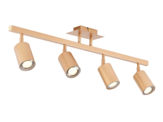 Φωτιστικό Οροφής - Σποτ 9082-4 70x22cm 4xGU10 Gold Inlight