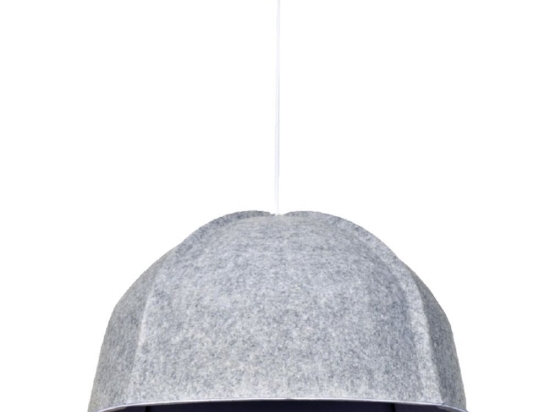 Φωτιστικό Οροφής Acoustic 4061 50x30cm 1xE27 Grey Inlight