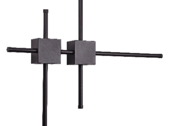 Φωτιστικό Τοίχου - Απλίκα 43048-BL Led 60x40cm 1700Lm 21W 3CCT Black Inlight