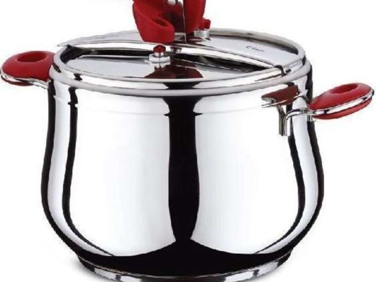 Χύτρα Ταχύτητας Esila ISF01200905 5lt Inox-Red Isfa Metal 5lt Ανοξείδωτο Ατσάλι