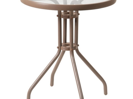 Τραπέζι 154553 Brown Φ 70X75 cm