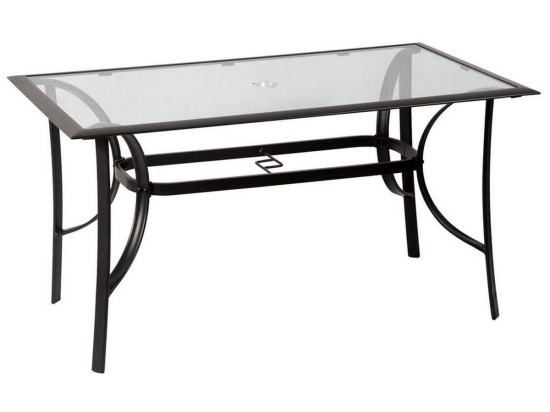 Τραπέζι Παραλ/μο 154562 Black 70X120X75 cm
