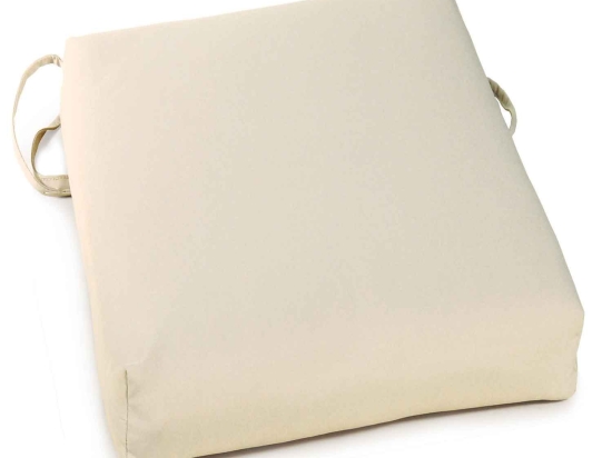 Μαξιλάρι Καθίσματος 154657 Ecru 37χ40Χ6cm Πολυέστερ
