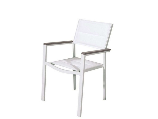 Πολυθρόνα Κήπου Αλουμινίου 55,5x53x85 186487 White