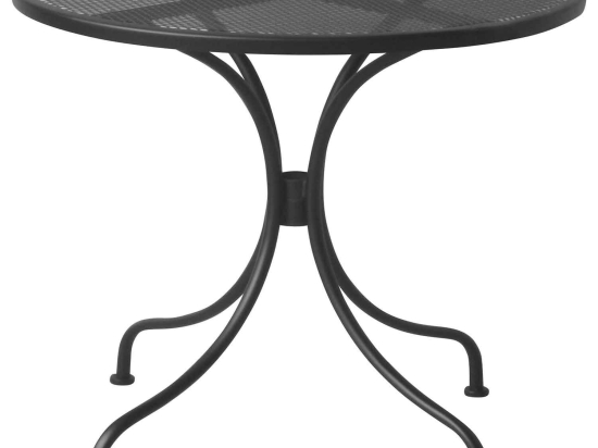 Τραπέζι Στρογγυλό 186762 Black Φ 70X71 cm