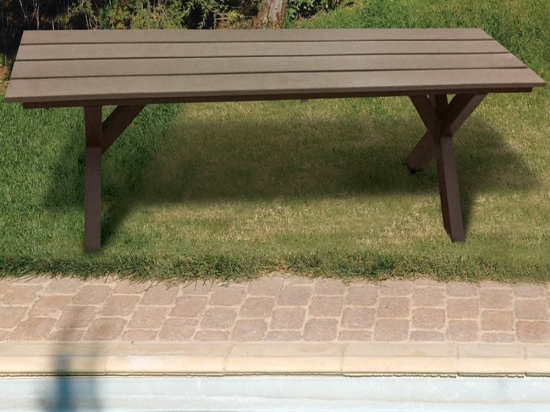 Παγκάκι Παραλ/μο 3 Θέσεων Brown 186830 40x170x45cm Τριθέσιος