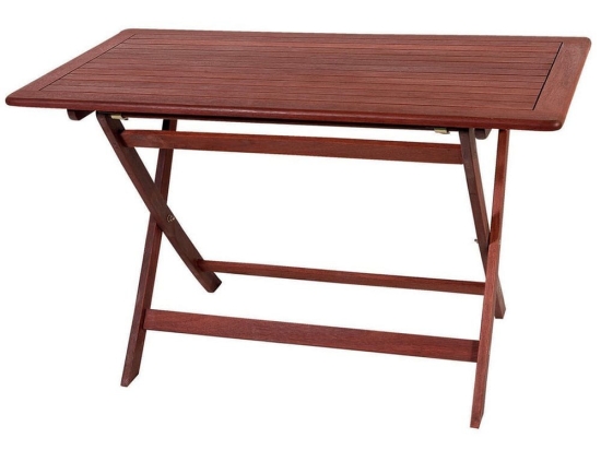 Τραπέζι Παραλ/μο Πτυσσόμενο 203470 Brown Red 75x120x75cm