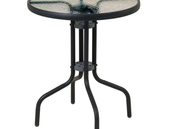 Τραπέζι 21070-60 Φ60x70cm Black