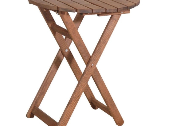 Τραπέζι Πτυσσόμενο 213711 60x72cm Brown