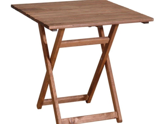 Τραπέζι Πτυσσόμενο 213712 70x68x72cm Brown