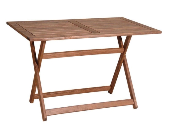 Τραπέζι Πτυσσόμενο 213713 140x83x75cm Brown