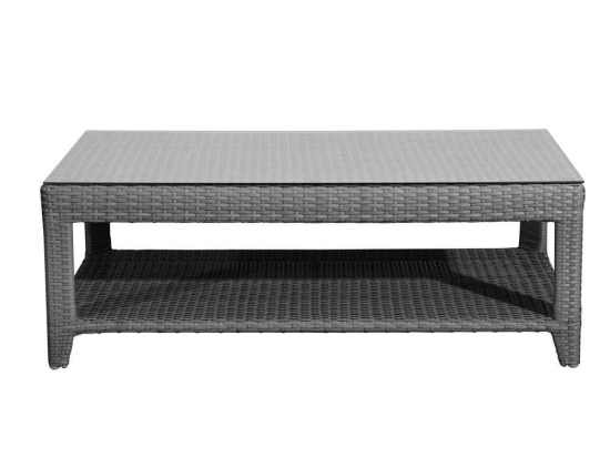 Τραπέζι Σαλονιού 213722 130x65x42cm Light Grey