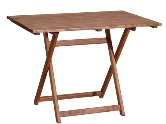 Τραπέζι Πτυσσόμενο 213752 80x60x72cm Brown