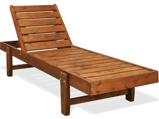 Ξαπλώστρα Ανακλινόμενη Ξύλινη 223914 200x71x34cm Natural