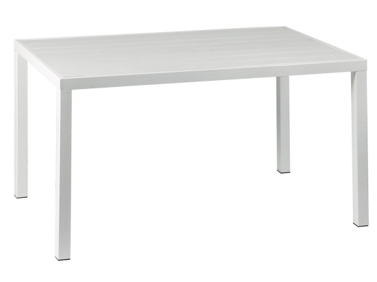 Τραπέζι Παραλ/μο Mε Polywood 223926 154x84x72cm White