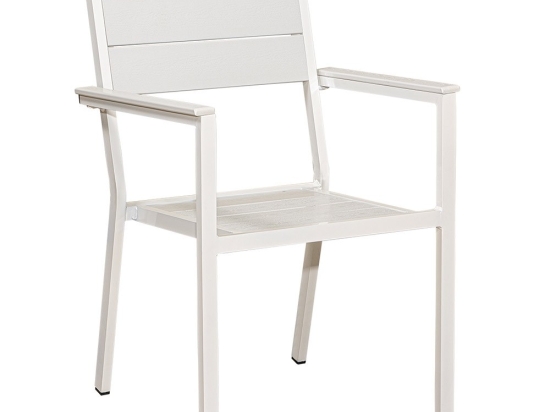 Πολυθρόνα Αλουμινίου Με Polywood 223936 56x54x90cm White
