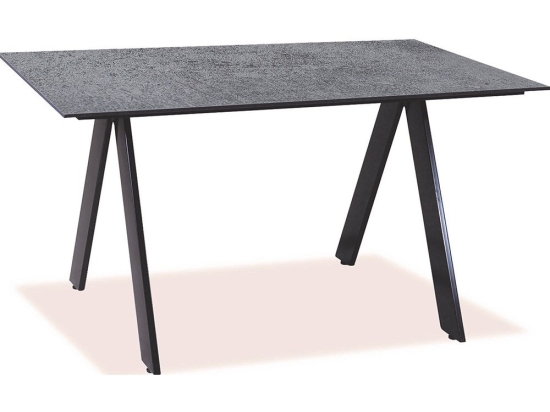 Τραπέζι Παραλ/μο Αλουμινίου Hpl 22520 160x90x75cm Black-Grey