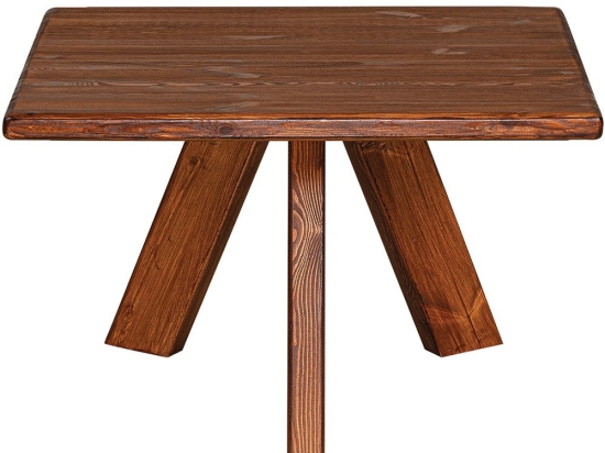 Τραπέζι Τετράγωνο Ξύλο Πεύκου 22534 60x60x40cm Natural