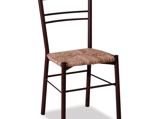 Καρέκλα Ύδρα με Κάθισμα Ψάθα 22537 40x42x88cm Natural-Brown