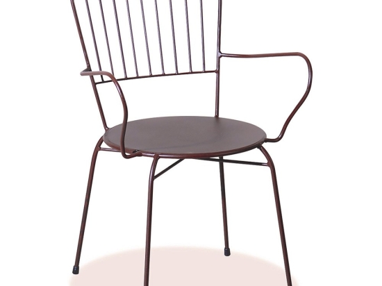 ΠολυΘρόνα Μεταλλική Στοιβαζόμενη 22538 55x58x89cm Brown