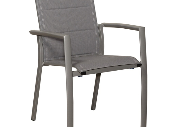 Πολυθρόνα Αλουμινίου Sienna 23891 56.5x62x89cm Grey